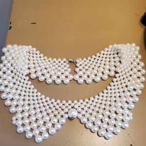 Pearl Collar Necklace Gatsby 1920s vintage style